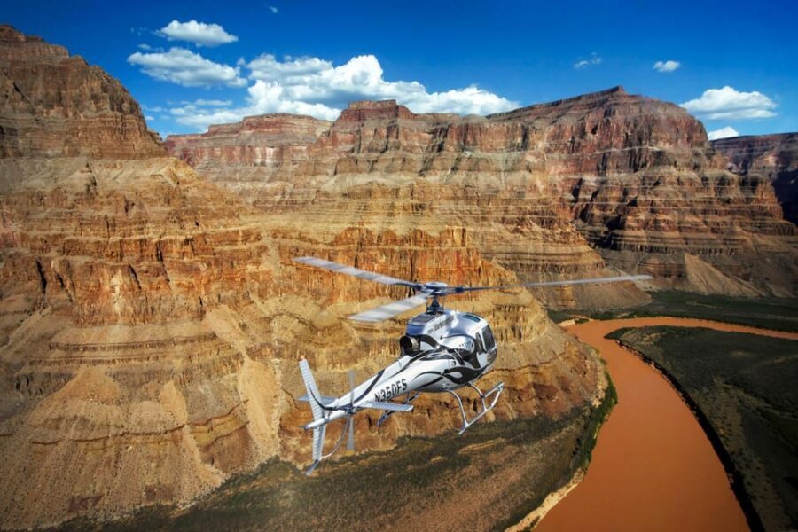 Grand Canyon Helicopter Flight & Hoover Dam River Float Raft - Rafting the Colorado from Hoover Dam: 14 miles, Black Canyon walls, and cool water stops